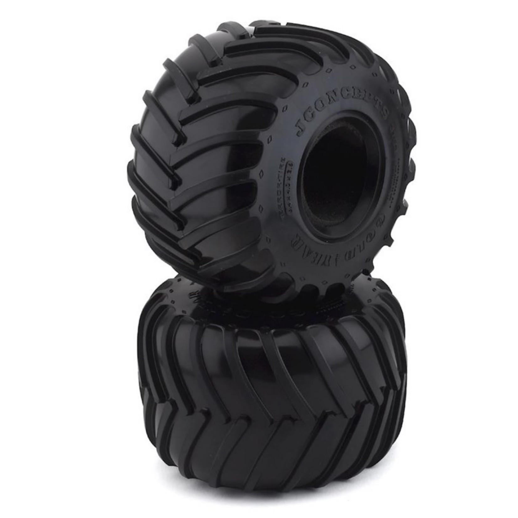 JConcepts #3183-01 JConcepts Golden Years 2.6" Monster Truck Tires (2) (Blue)