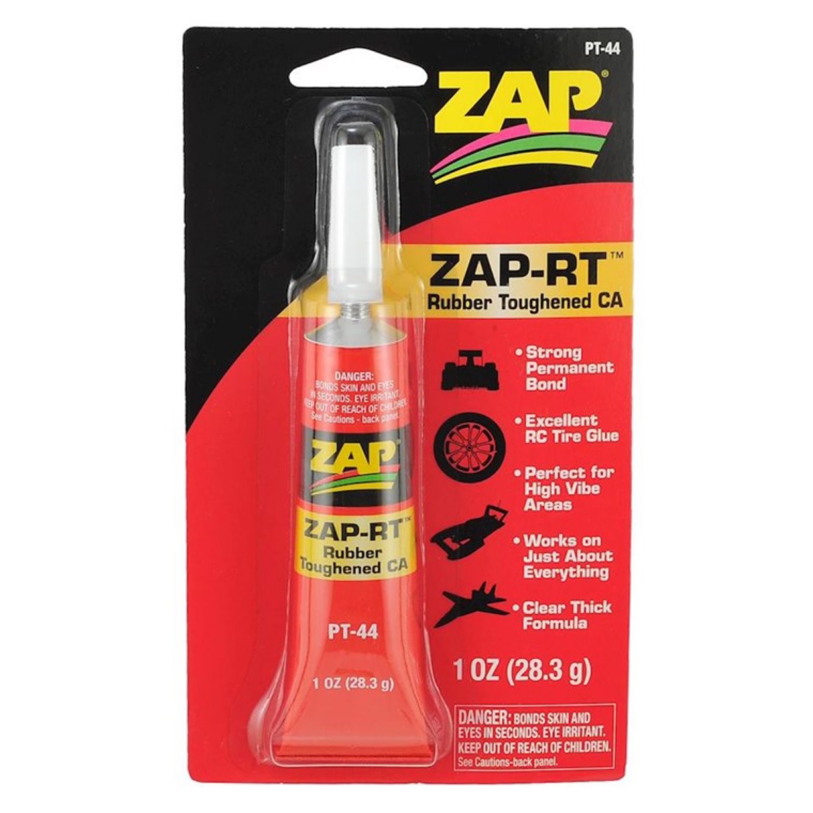 ZAP #PT-44 ZAP ZAP-RT Rubber Toughened CA Tube (1oz)