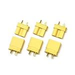 Maclan #MCL4129 Maclan Racing - XT30U connectors 3 Female + 3 Male