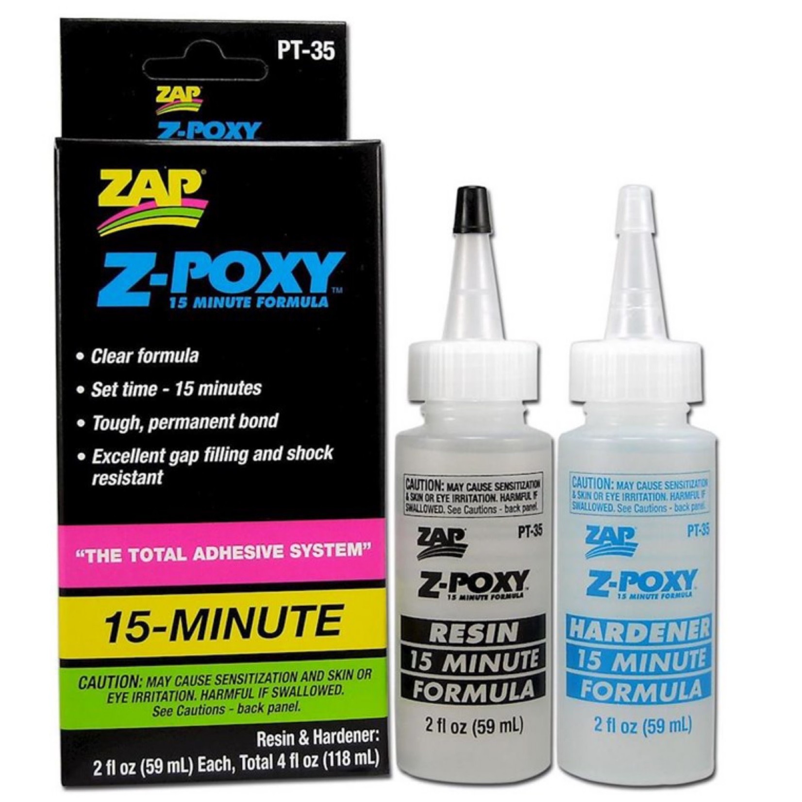 ZAP #PT-35 Zap Z-Poxy 15 Minute Epoxy
