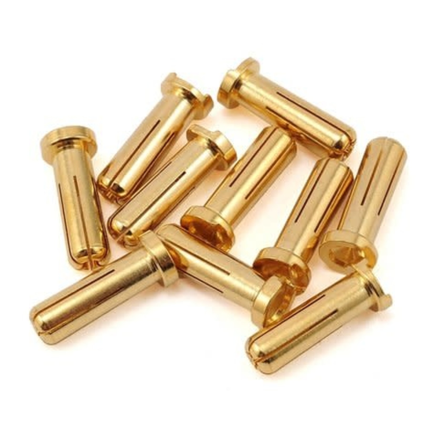 Maclan #MCL4042 Maclan Max Current 5mm Gold Bullet Connectors (10)