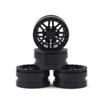 Pit Bull Pit Bull Tires Raceline Ryno 1.55 Aluminum Beadlock Crawler Wheels (Black) (4) #PBTPBW15RYBB