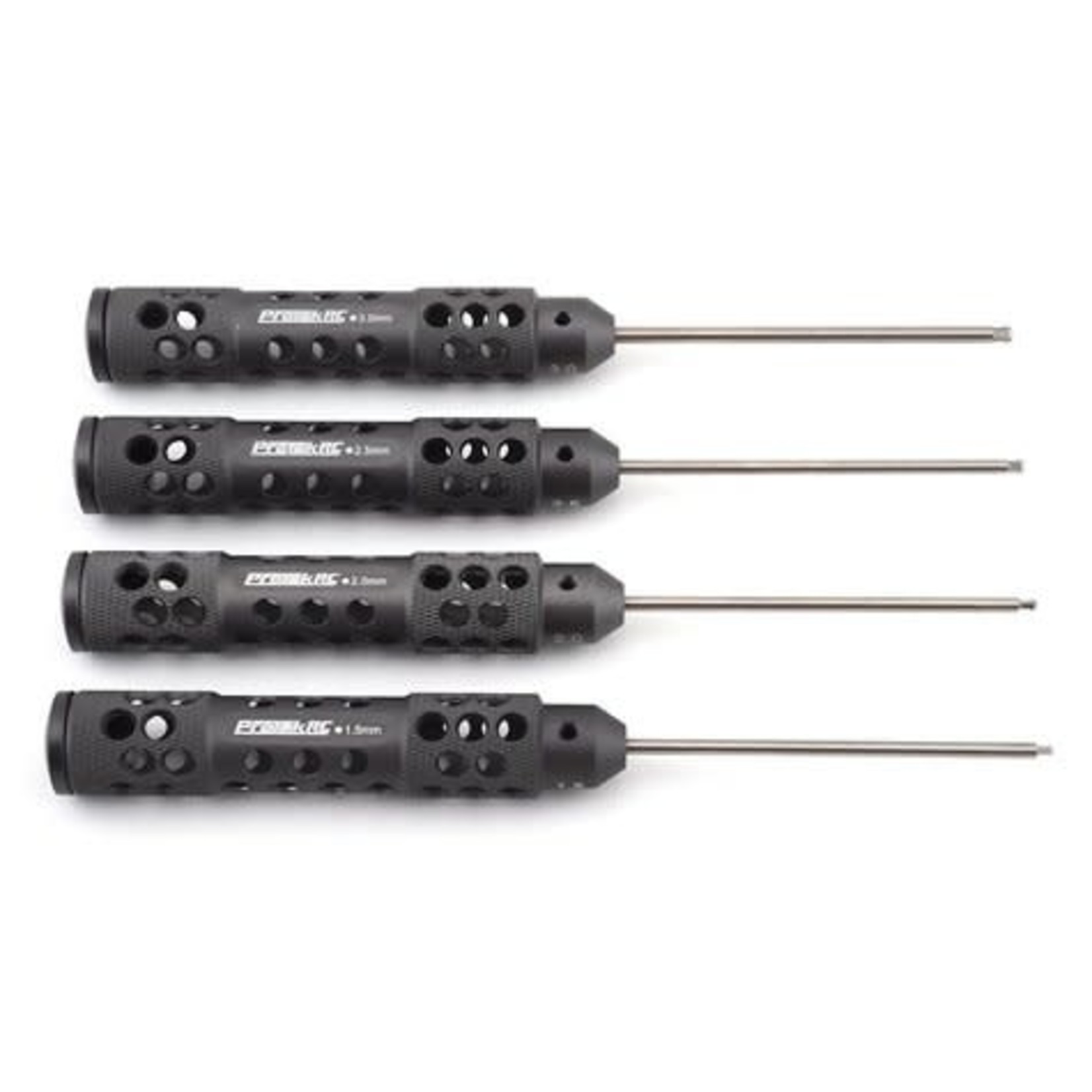 ProTek RC #PTK-8417 ProTek RC "TruTorque SL" Metric Ball End Hex Driver Set (4) (1.5mm, 2.0mm, 2.5mm, 3.0mm)