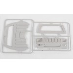 RC4WD #Z-B0074 RC4WD Mojave II Cab Back Panels & Grill Parts Tree (Primer Gray)