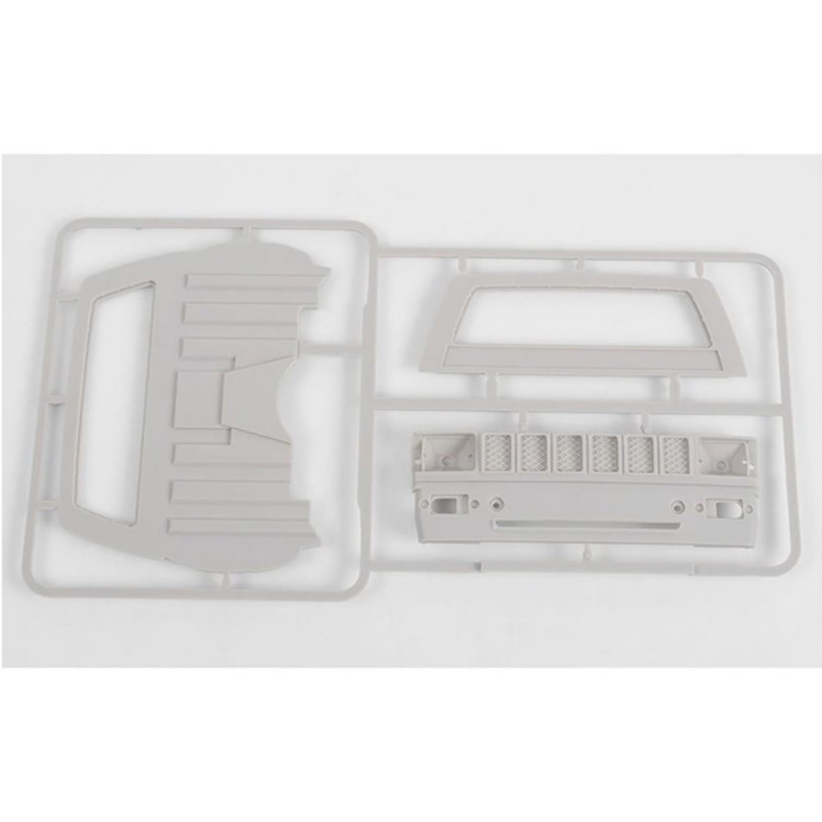 RC4WD #Z-B0074 RC4WD Mojave II Cab Back Panels & Grill Parts Tree (Primer Gray)