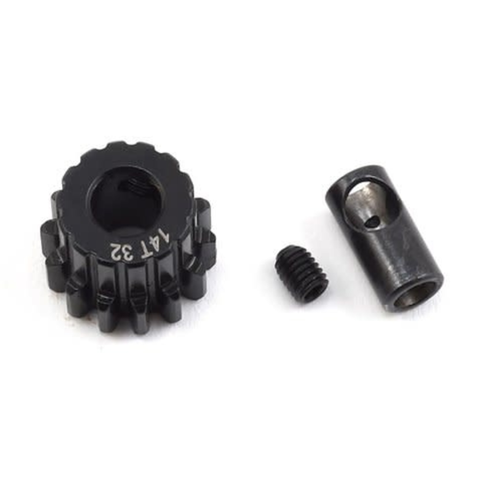 ProTek RC #PTK-8057 ProTek RC Steel 32P Pinion Gear w/3.17mm Reducer Sleeve (Mod .8) (5mm Bore) (14T)