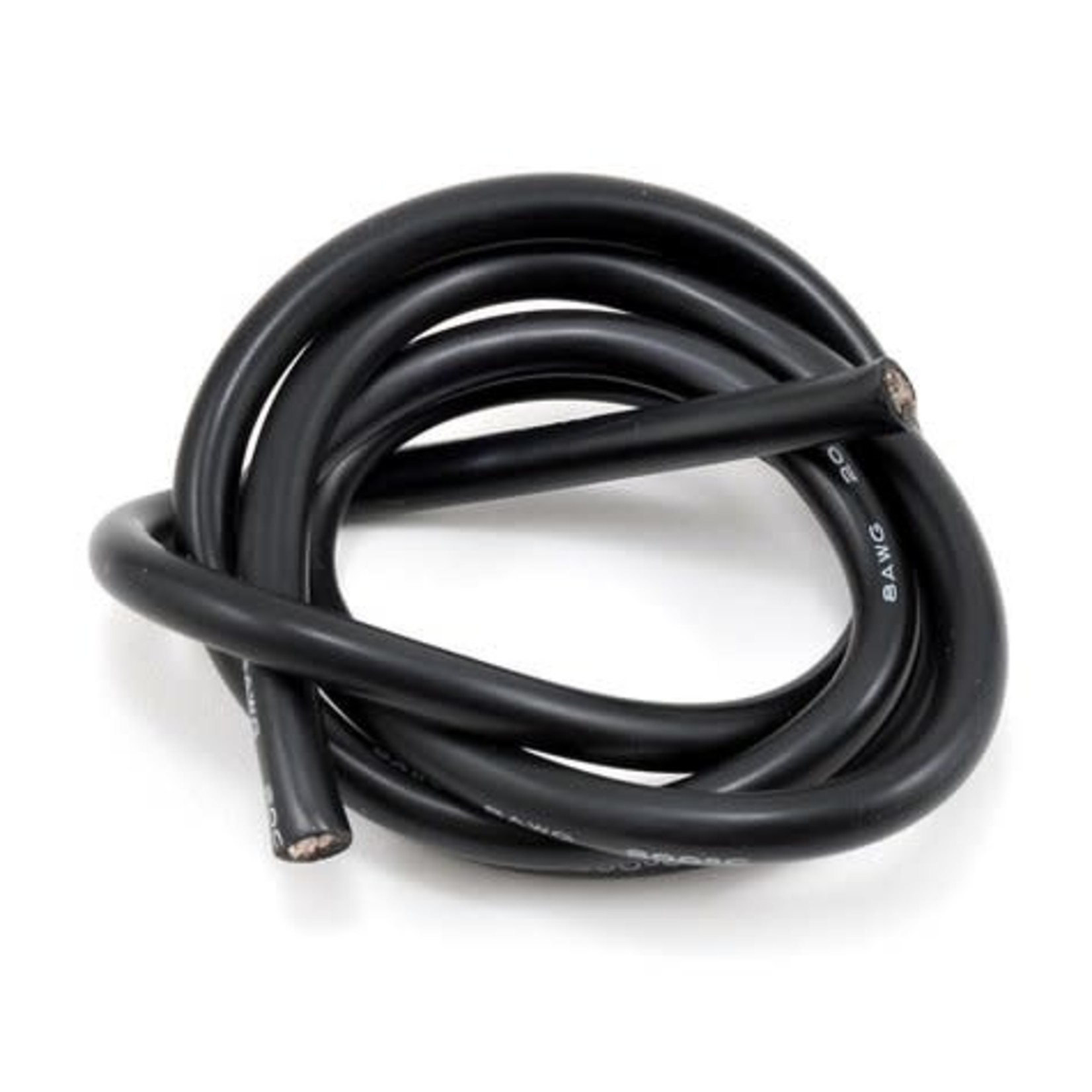 ProTek RC ProTek RC Silicone Hookup Wire (Black) (1 Meter) (8AWG) #PTK-5613