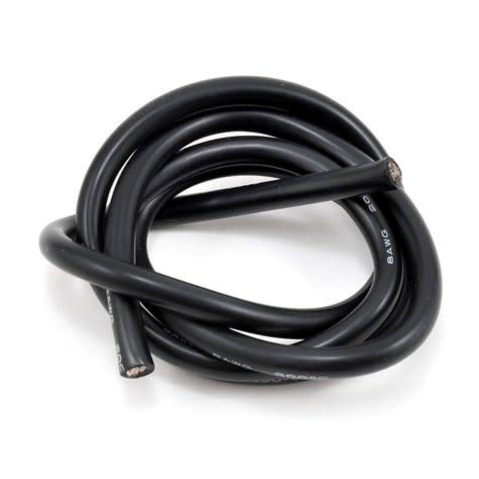ProTek RC #PTK-5613 ProTek RC Silicone Hookup Wire (Black) (1 Meter) (8AWG)
