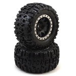 Pro-Line #1015113  Pro-Line X-Maxx Trencher Pro-Loc Pre-Mounted All Terrain Tires (MX43) w/Impulse Pro-Loc Wheels (Black) (2) #1015113