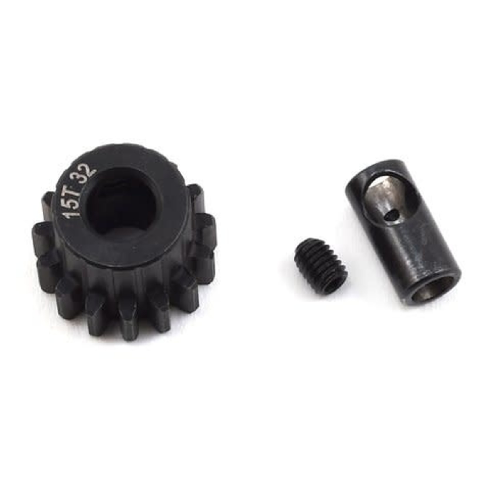 ProTek RC #PTK-8058 ProTek RC Steel 32P Pinion Gear w/3.17mm Reducer Sleeve (Mod .8) (5mm Bore) (15T)