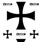 Rage RC Rage RC - Decal Set; Vintage Stick #RGRA1223