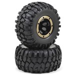 Redcat Racing #18072 Redcat Pre-Mounted Crawler Tire w/Secure Ring Rim (2)