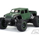 Pro-Line #3533-17  Pro-Line Jeep Gladiator Rubicon Pre-Cut Monster Truck Body (Clear) (X-Maxx)