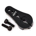 ProTek RC #PTK-7808-BK ProTek RC 4mm Aluminum Short Clamping Servo Horn (Black) (25T)