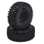 Pro-Line ProLine Hyrax 1.9" Tires w/Impulse Wheels (Black) (2) w/12mm Hex (G8) #10128-10