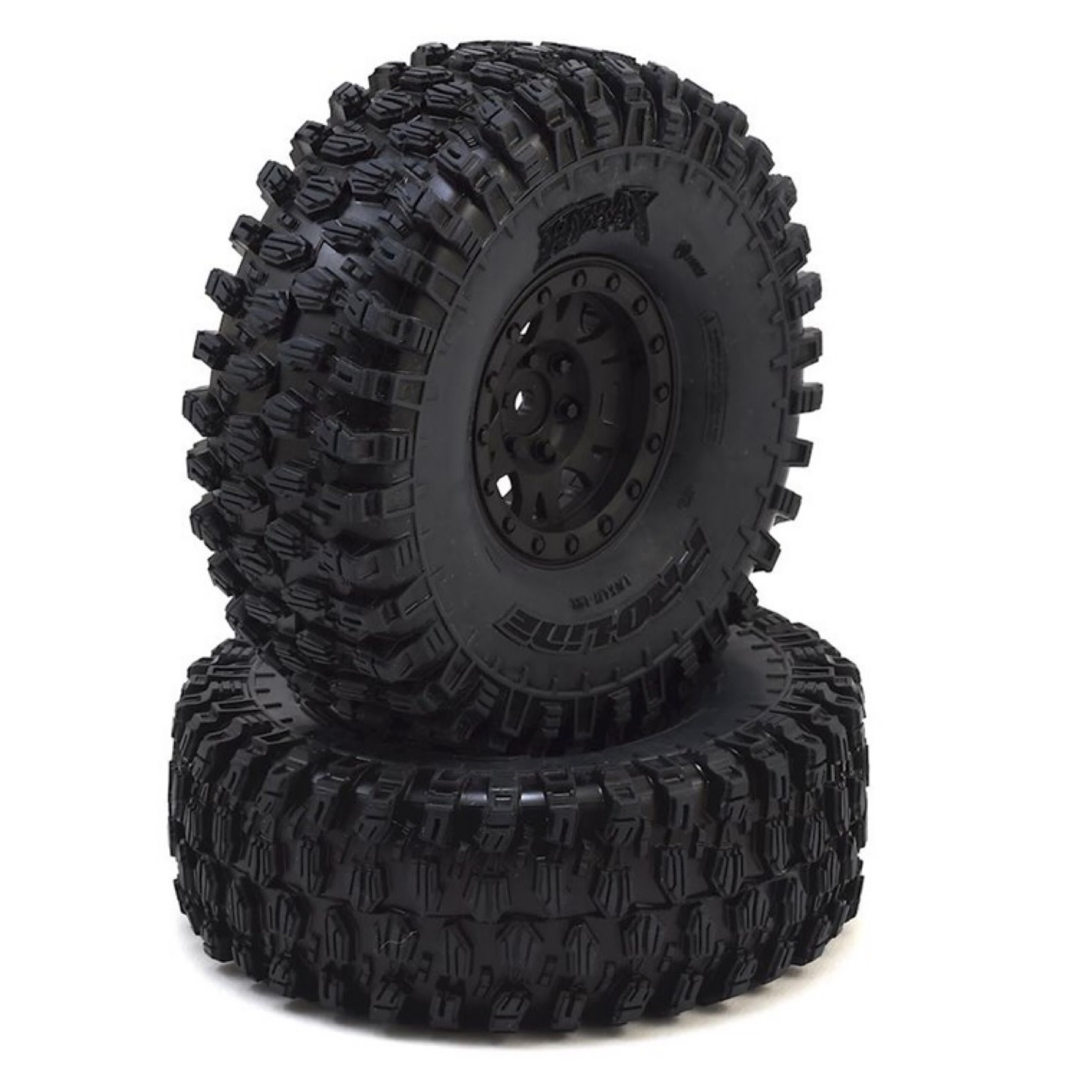 Pro-Line Pro-Line Hyrax 1.9" Tires w/Impulse Wheels (Black) (2) w/12mm Hex (G8) #10128-10