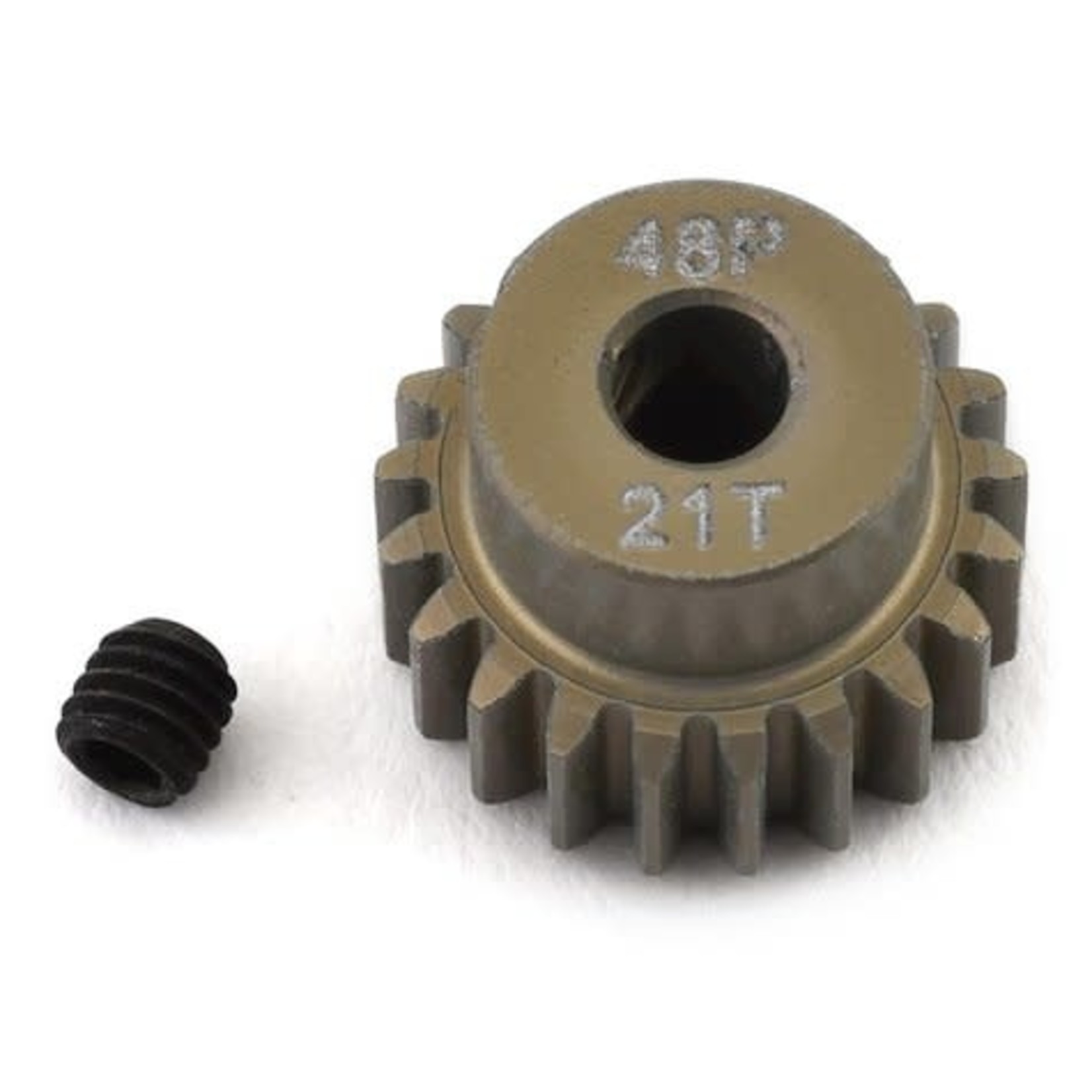 ProTek RC #PTK-8608 ProTek RC 48P Lightweight Hard Anodized Aluminum Pinion Gear (3.17mm Bore) (21T)