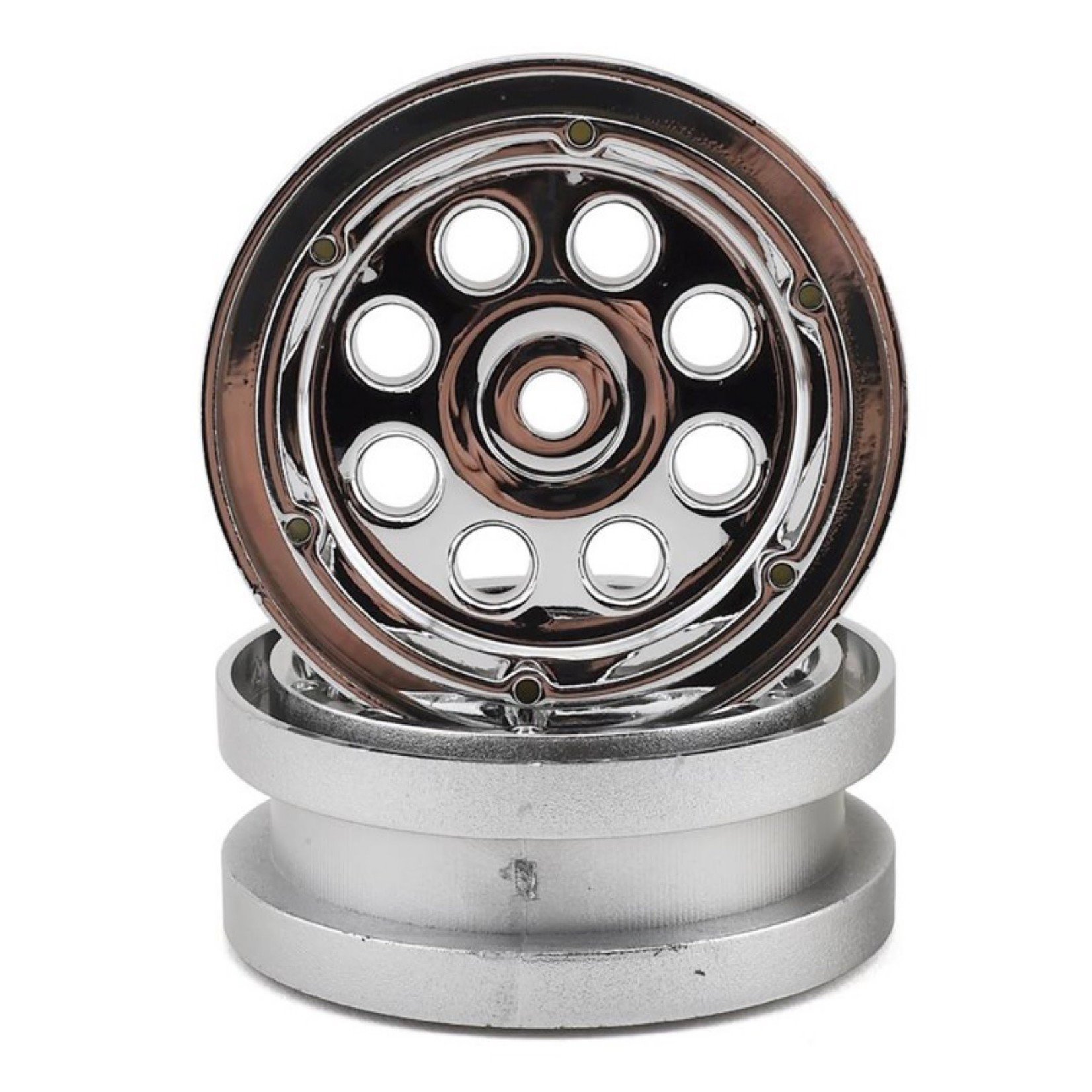 Redcat Racing #RER11341 RedCat Racing Gen8 Non-Beadlock 1.9" Wheels (Chrome) (2)
