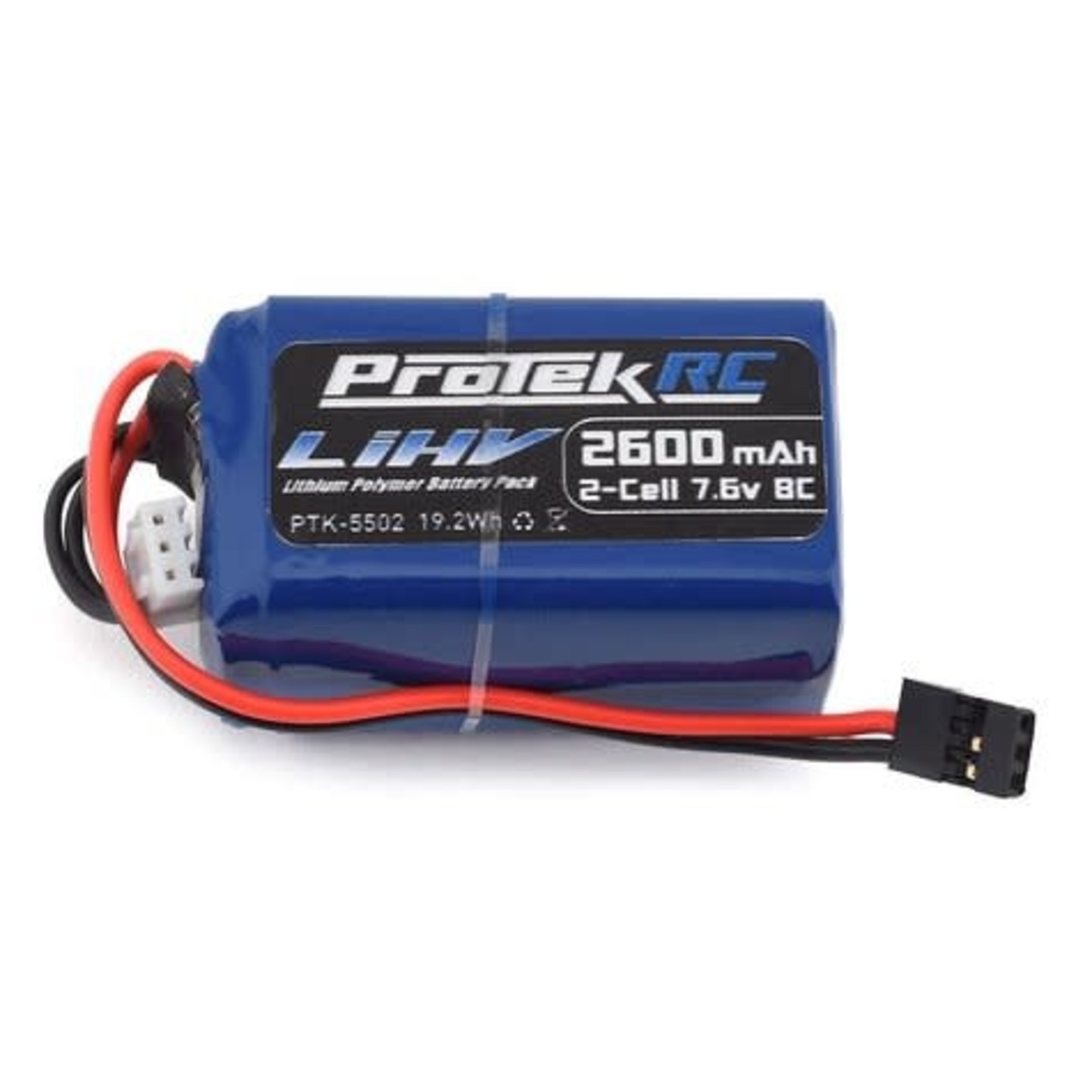ProTek RC #PTK-5502 ProTek RC HV LiPo Hump Receiver Battery Pack (Kyosho/Tekno) (7.6V/2600mAh) (w/Balancer Plug)
