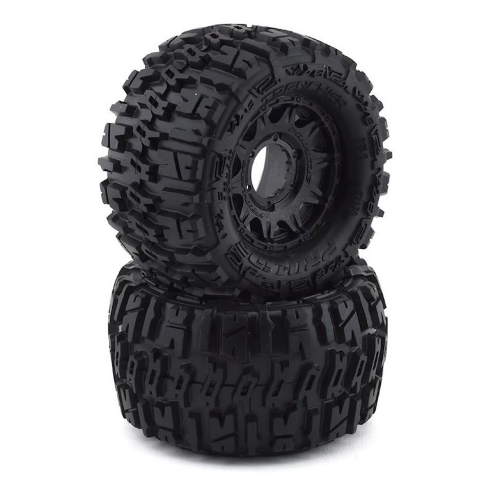 Pro-Line #PRO117010  Pro-Line Trencher 2.8" Tires w/Raid 6x30 Wheels (2) (M2) (Black) w/Removable Hex