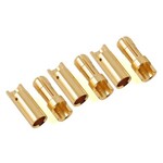 ProTek RC ProTek RC 5.5mm "Super Bullet" Solid Gold Connectors (3 Male/3 Female) #PTK-5014