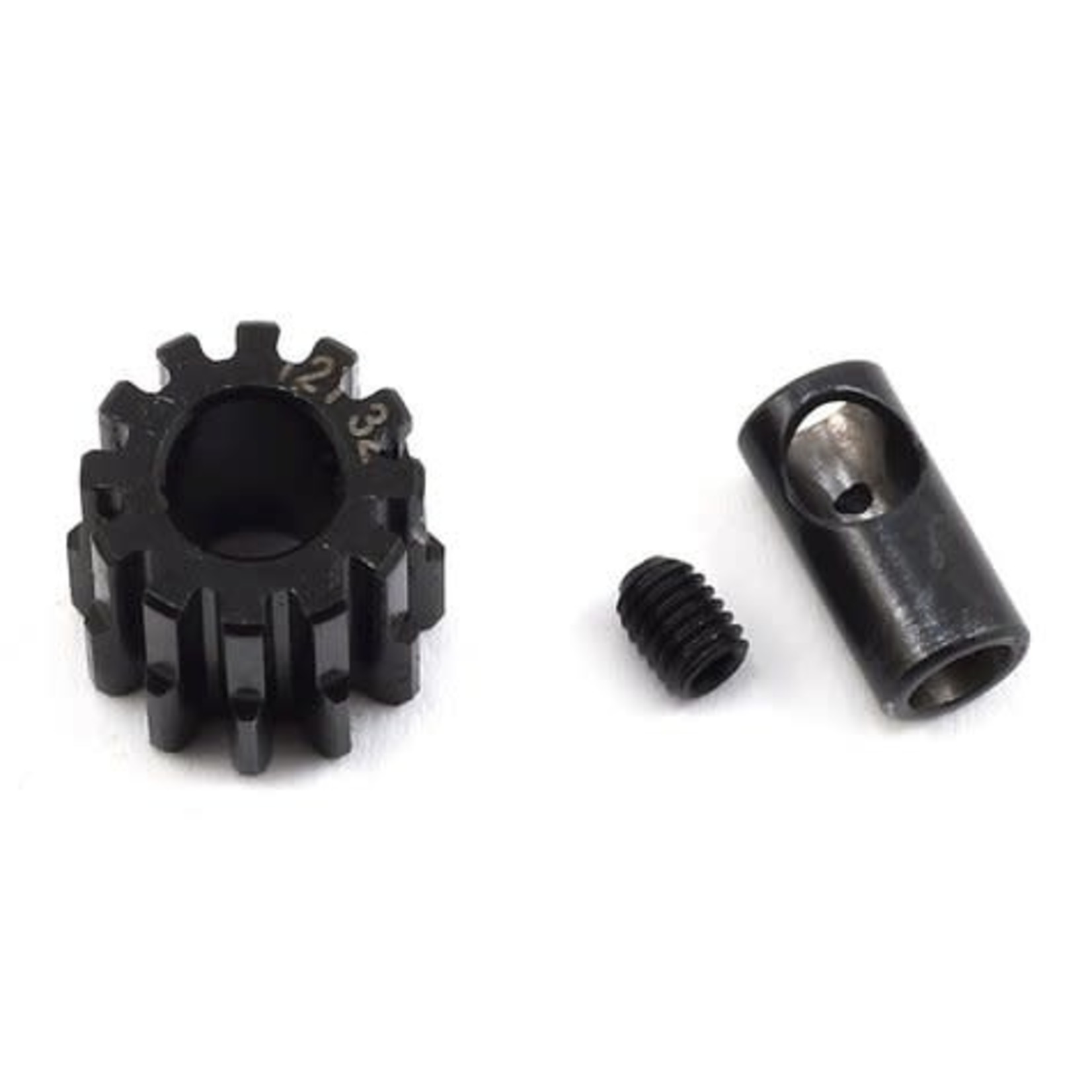ProTek RC #PTK-8055 ProTek RC Steel 32P Pinion Gear w/3.17mm Reducer Sleeve (Mod .8) (5mm Bore) (12T)