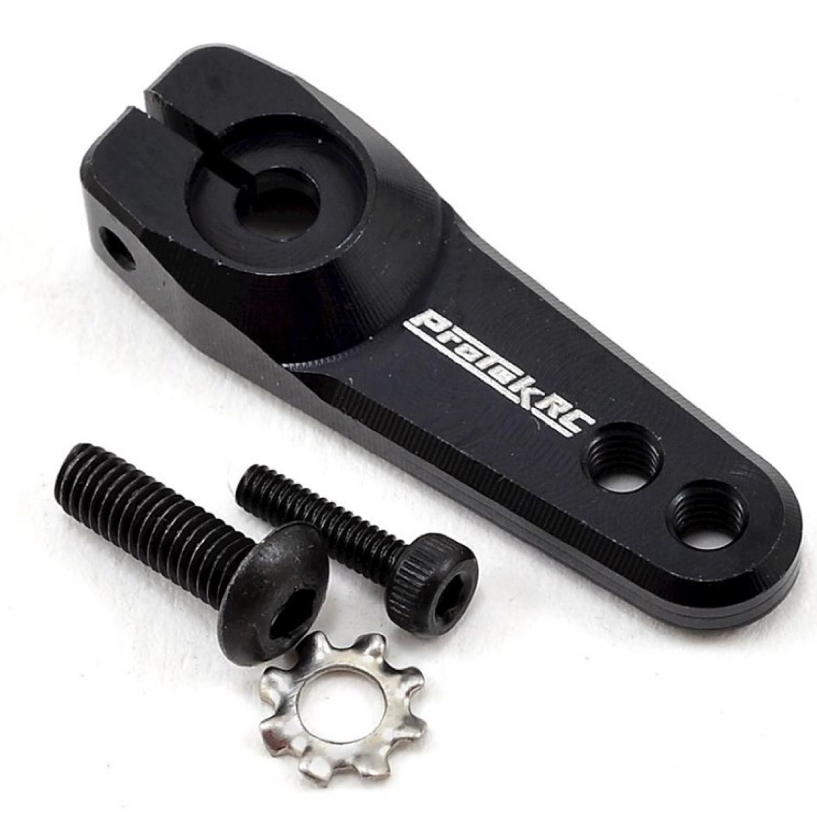 ProTek RC #PTK-7819-BK ProTek RC Aluminum Clamping Servo Horn (Black) (25T-ProTek)