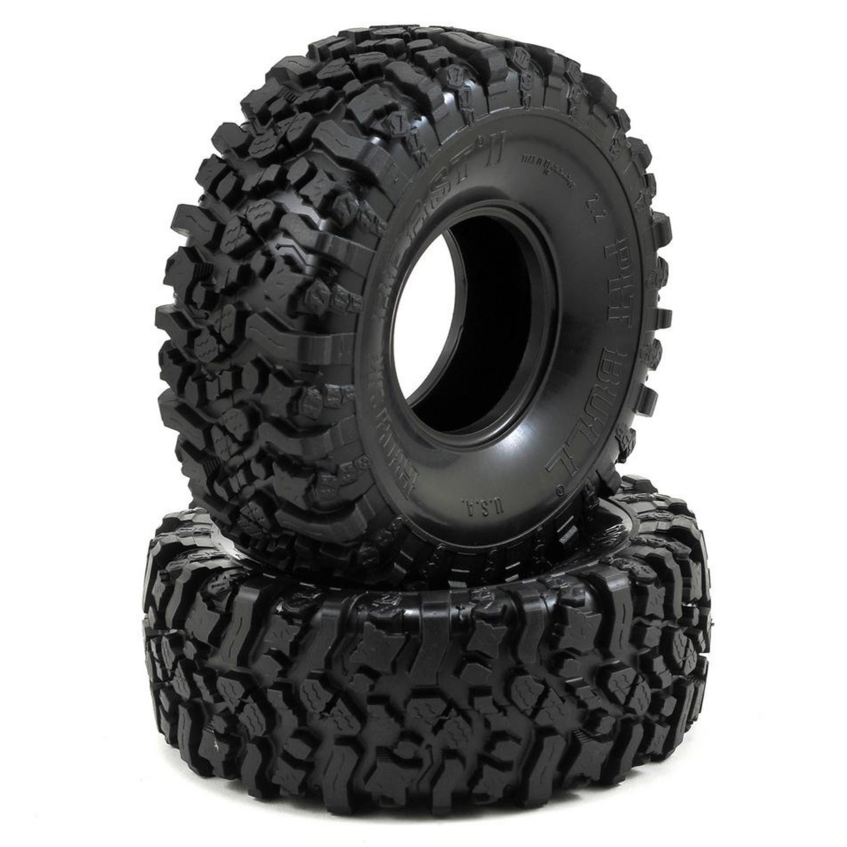 Pit Bull Pit Bull Tires Rock Beast II 2.2" Scale Rock Crawler Tires (2) (No Foam) (Komp) #PB9002NK