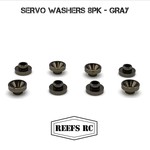 Reefs RC Reefs RC Servo Washers (Gray) (8) #REEFS50