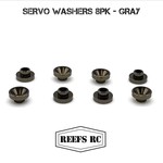 Reefs RC #REEFS50 Reefs RC Servo Washers (Gray) (8)