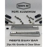 Reefs RC #REEFS18 Reefs RC Hard Anodized Aluminum Sway Bar Kit - Silver