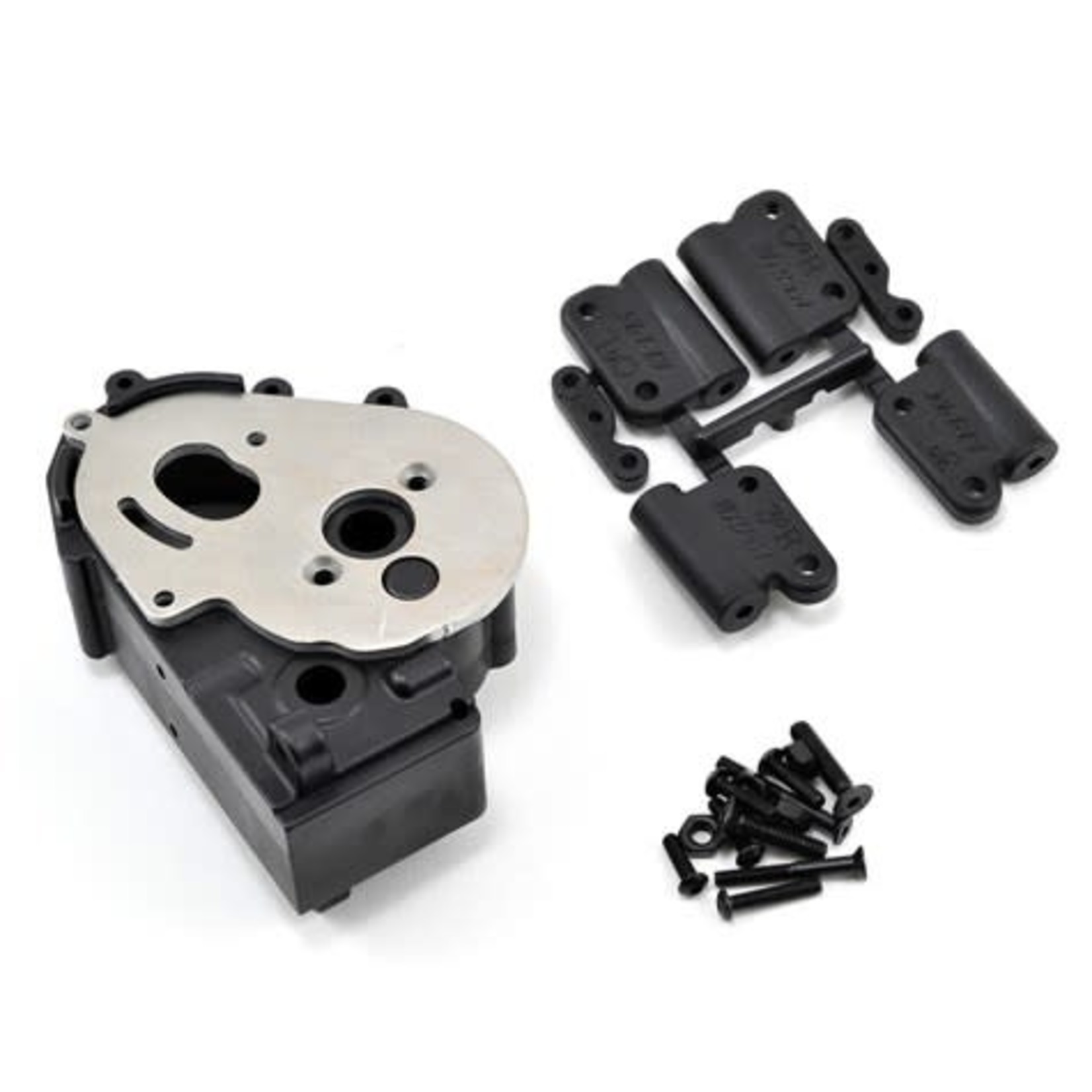 RPM #73612 RPM Hybrid Gearbox Housing & Rear Mount Kit for Traxxas 2WD (Black)