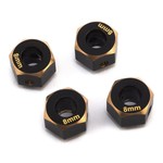 Samix Samix TRX-4 Brass 12mm Hex Adapter (4) (8mm) # SAMTRX4-4063-8