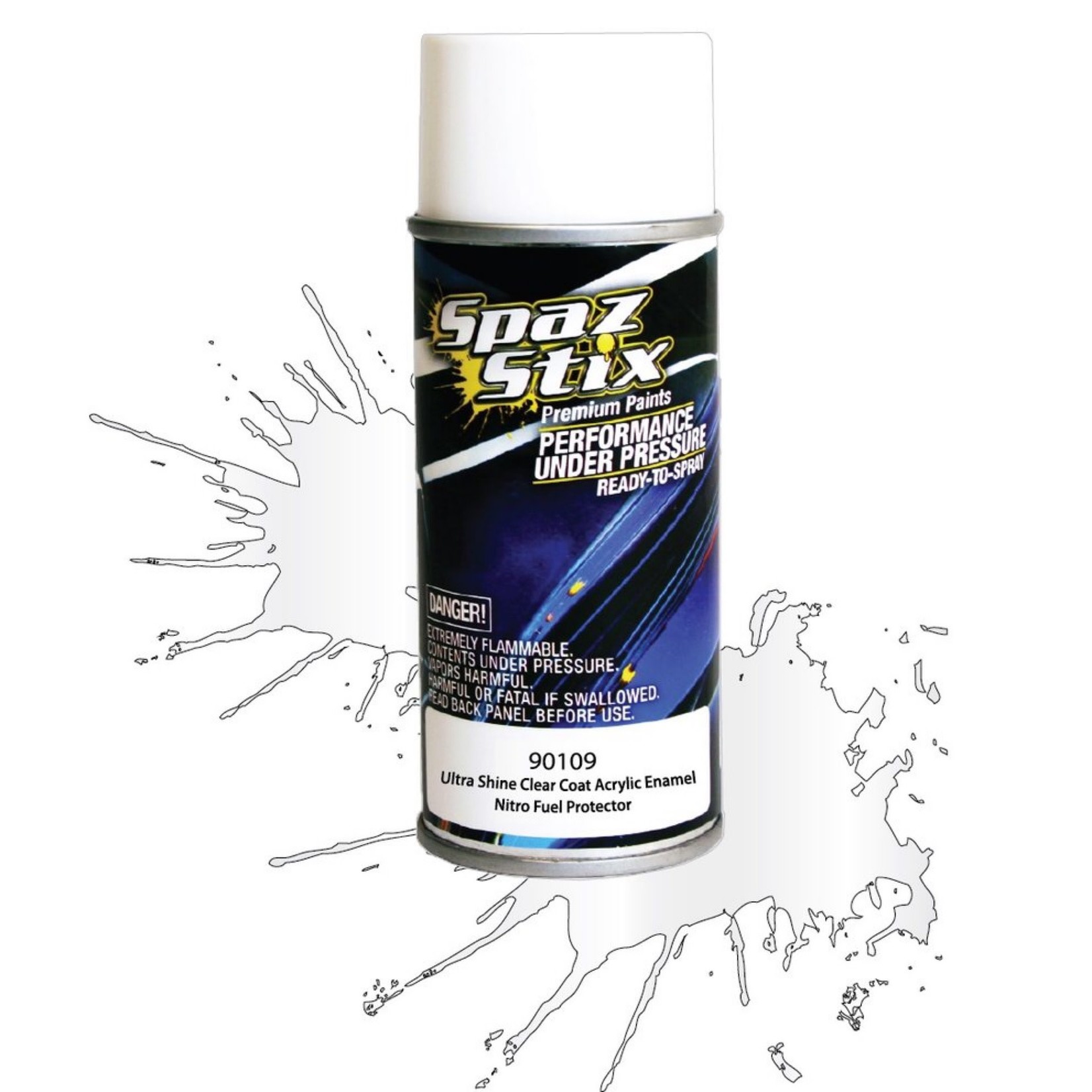 Spaz Stix #90901 Spaz Stix Ultra Shine Clear Acrylic Enamel