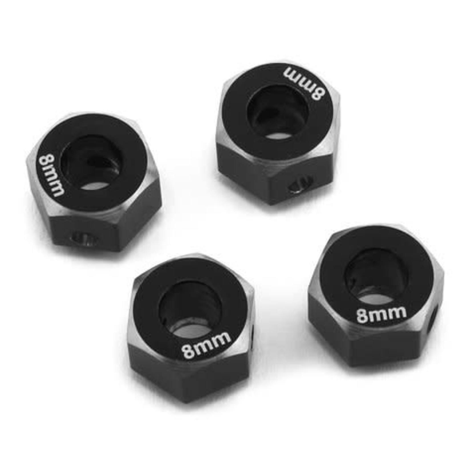 Samix Samix TRX-4 Aluminum 12mm Hex Adapter (Black) (4) (+8mm Offset) #TRX4-6063-8BK