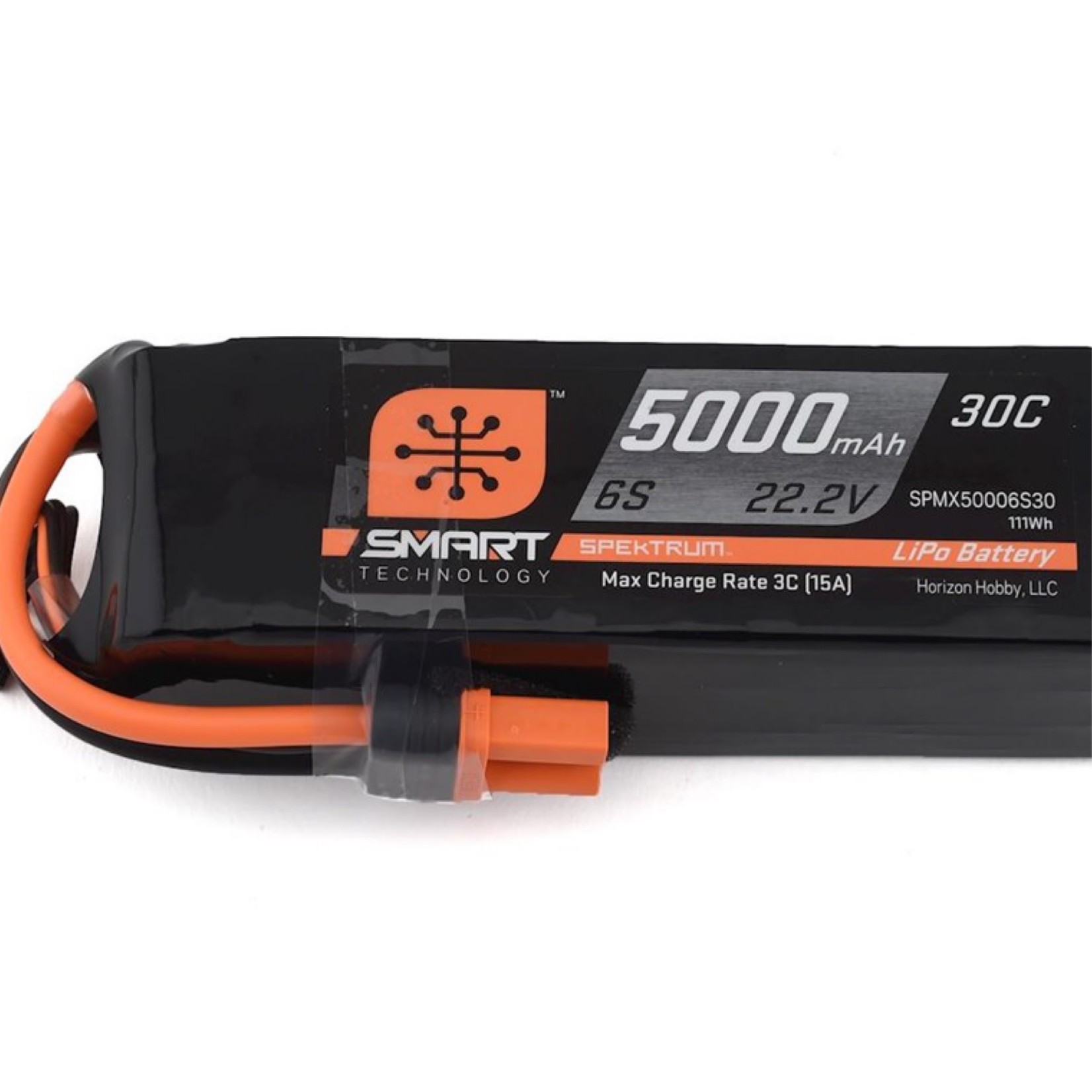 Spektrum #SPMX50006S30 Spektrum RC 6S Smart LiPo Battery Pack w/IC5 Connector (22.2V/5000mAh)