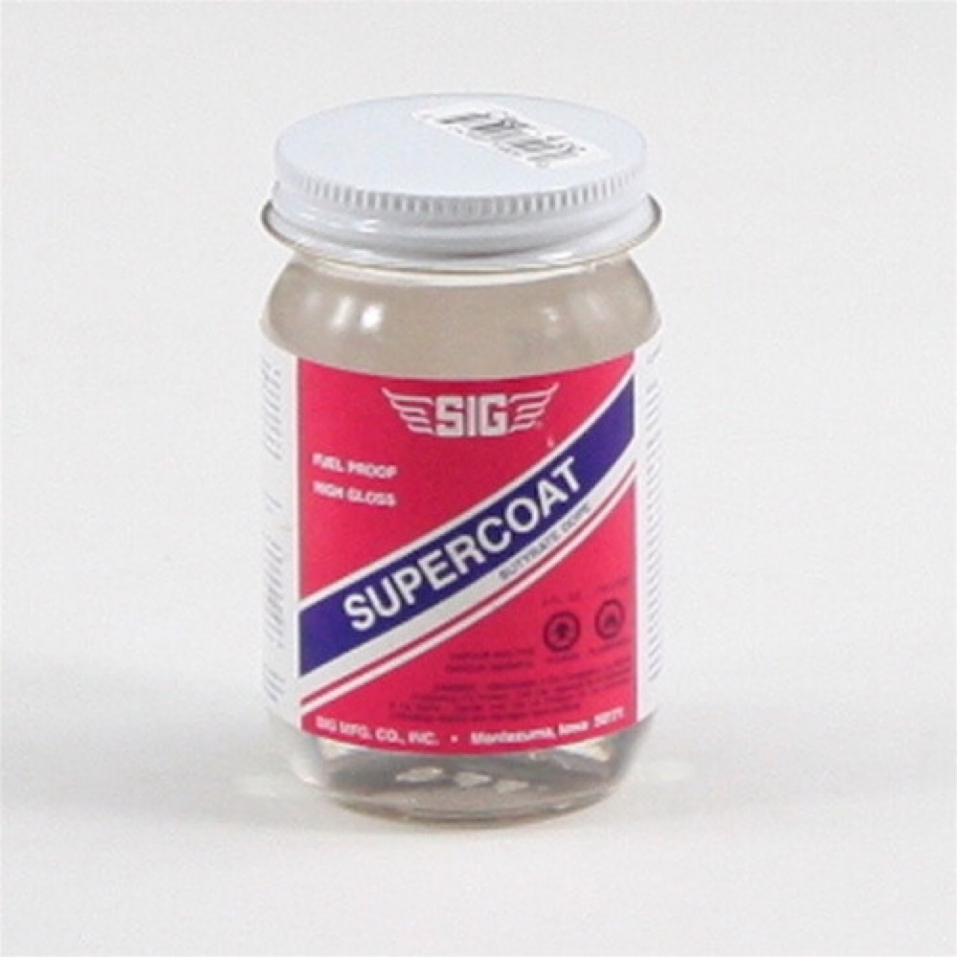 SIG Supercoat Fuel Proof DopeClear 4oz SIGSD026 Hobby Time RC