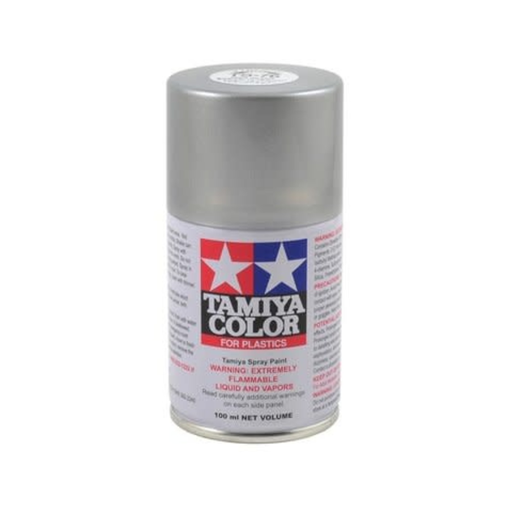 Tamiya #85076 Tamiya TS-76 Mica Silver Lacquer Spray Paint (100ml)