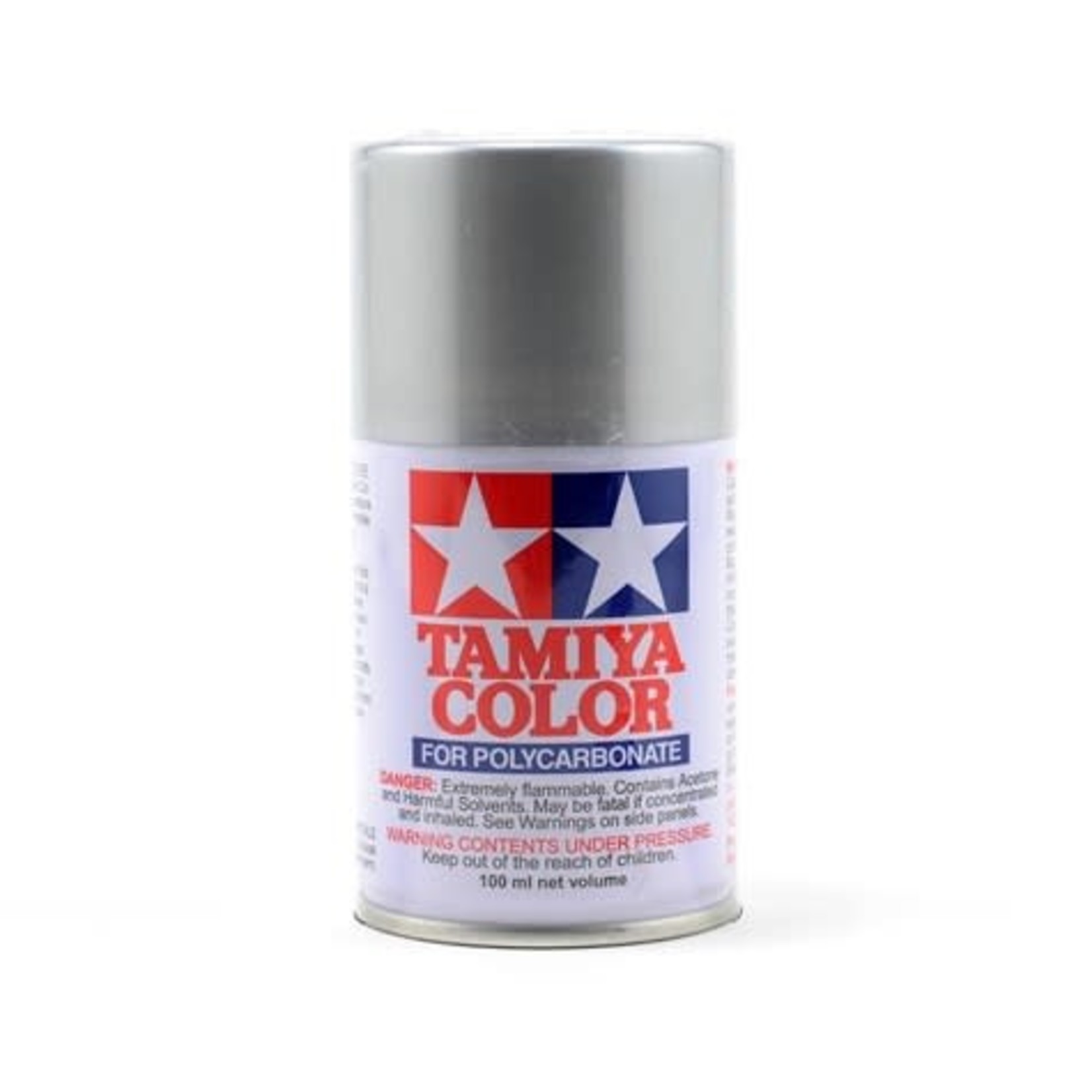 Tamiya Tamiya PS-41 Bright Silver Lexan Spray Paint (100ml) #86041