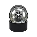 SSD RC #SSD00272 SSD RC Slot 1.9” Steel Beadlock Wheels (Silver)