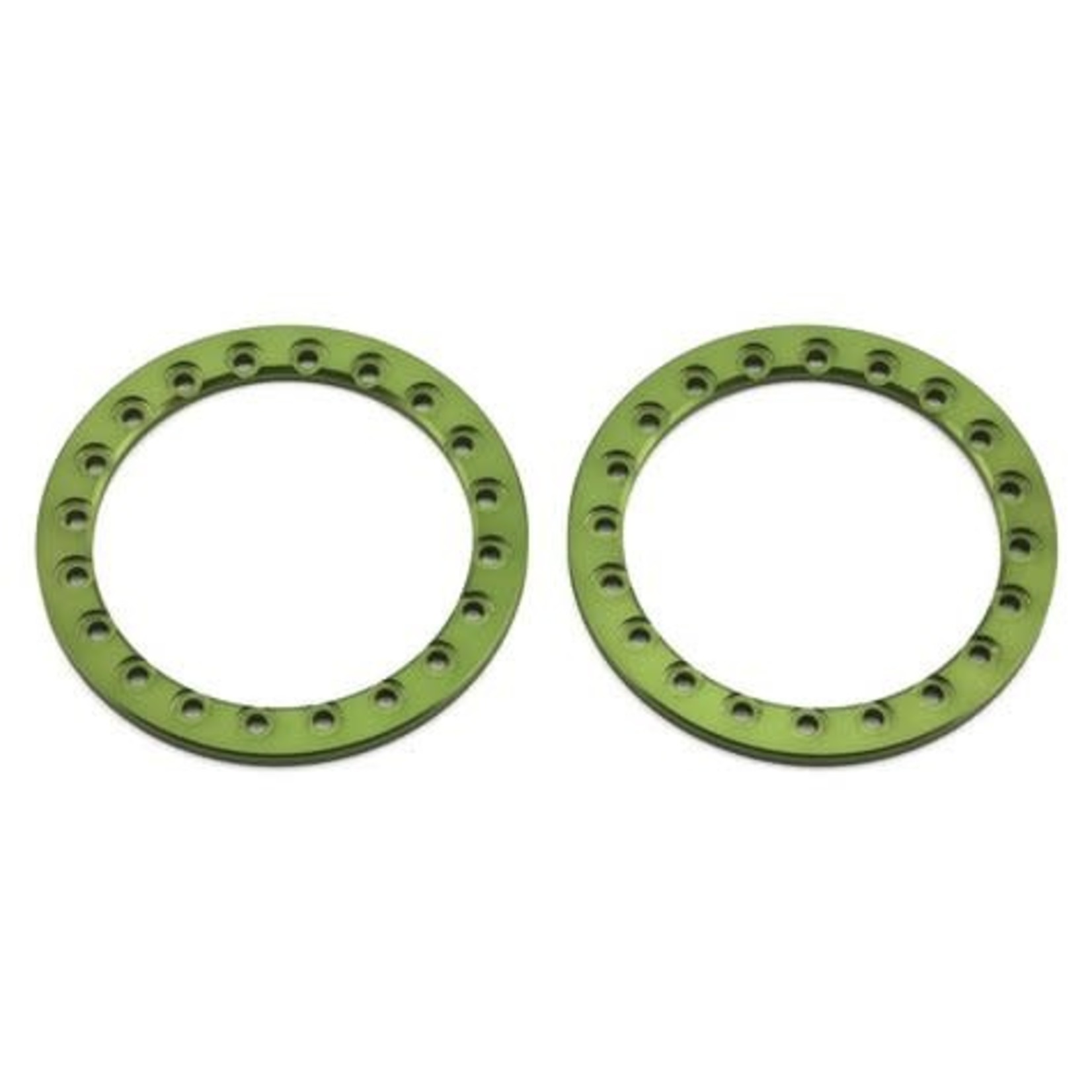 SSD RC #SSD00371 SSD RC 1.9” Aluminum Beadlock Rings (Green) (2)