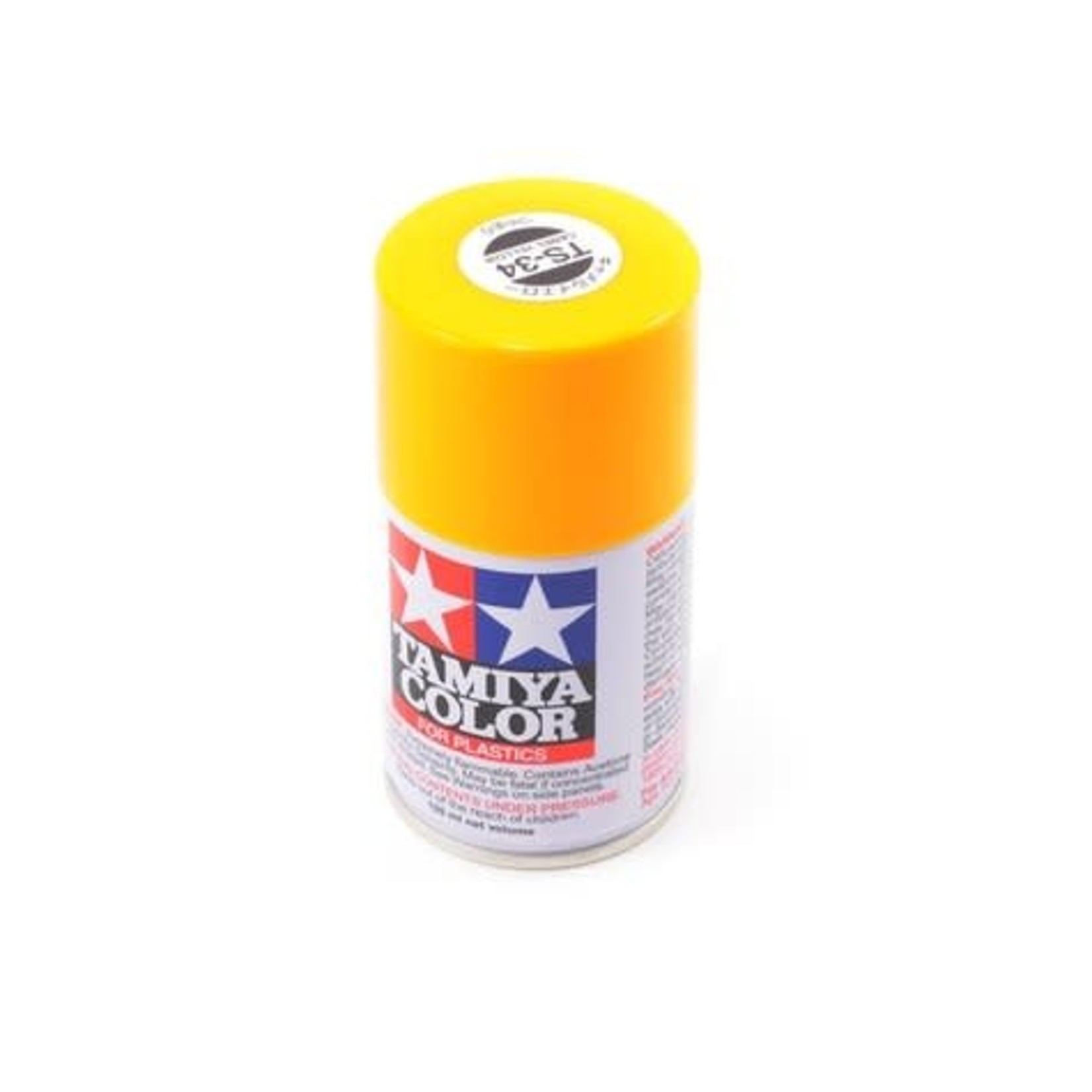 Tamiya #85034 Tamiya TS-34 Camel Yellow Lacquer Spray Paint (100ml)
