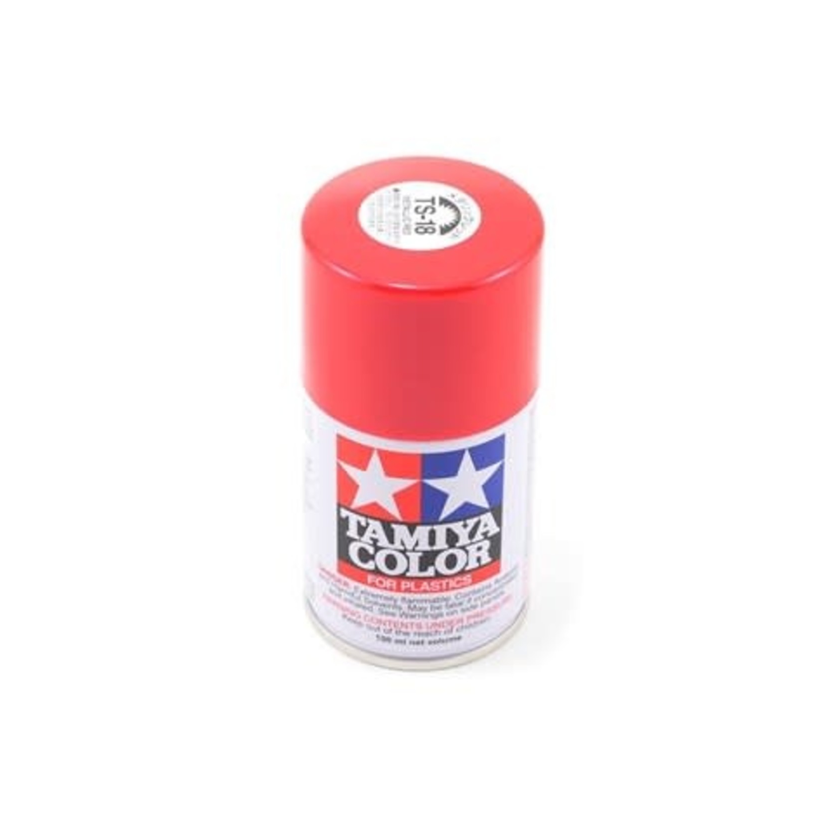 Tamiya #85018 Tamiya TS-18 Metallic Red Lacquer Spray Paint (100ml)