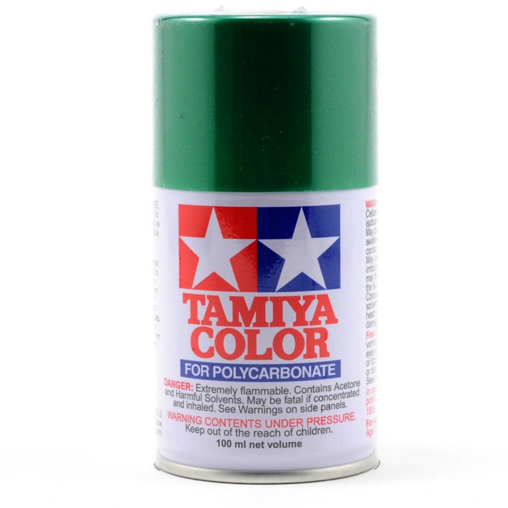 Tamiya Tamiya PS-17 Metallic Green Lexan Spray Paint (100ml) #86017