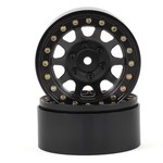 SSD RC #SSD00003 SSD RC D-Hole 1.9" Steel Beadlock Crawler Wheels (Black) (2)