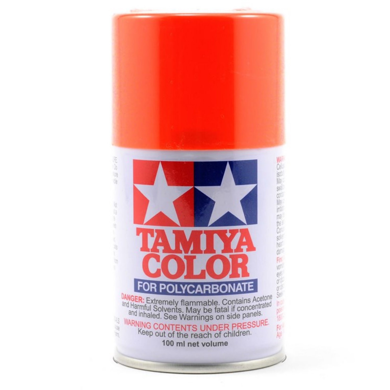Tamiya #86007 Tamiya PS-7 Orange Lexan Spray Paint (100ml)