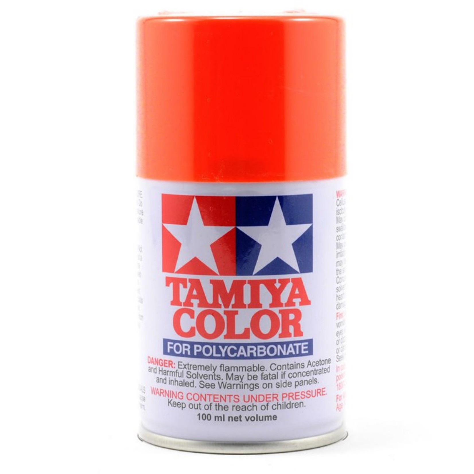 Tamiya Tamiya PS-7 Orange Lexan Spray Paint (100ml) #86007