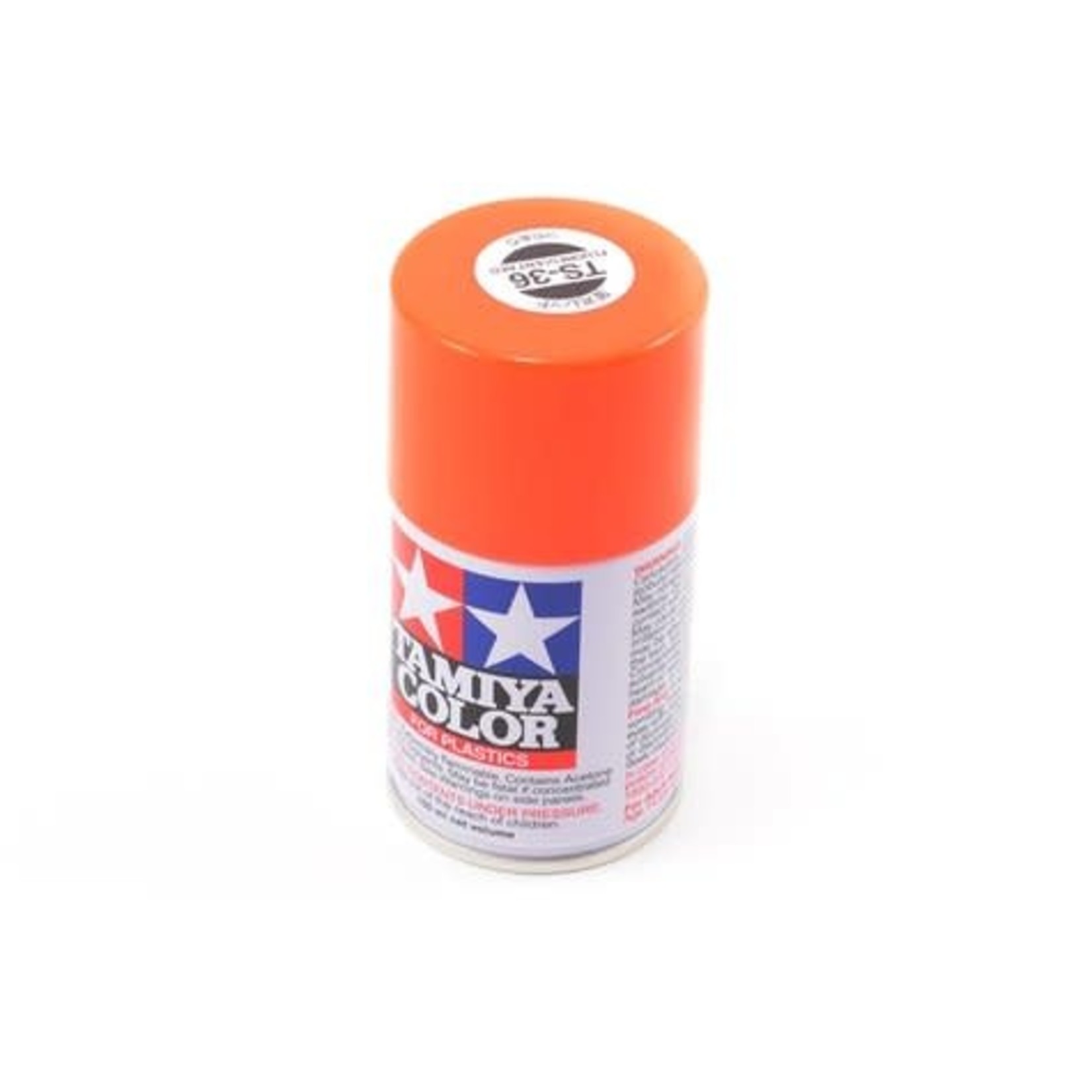 Tamiya #85036 Tamiya TS-36 Flourescent Red Lacquer Spray Paint (100ml)