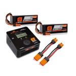 Spektrum Spektrum RC Smart PowerStage 8S Bundle w/Two 4S Smart LiPo Hard Case Batteries (5000mAh) #SPMXPS8HC