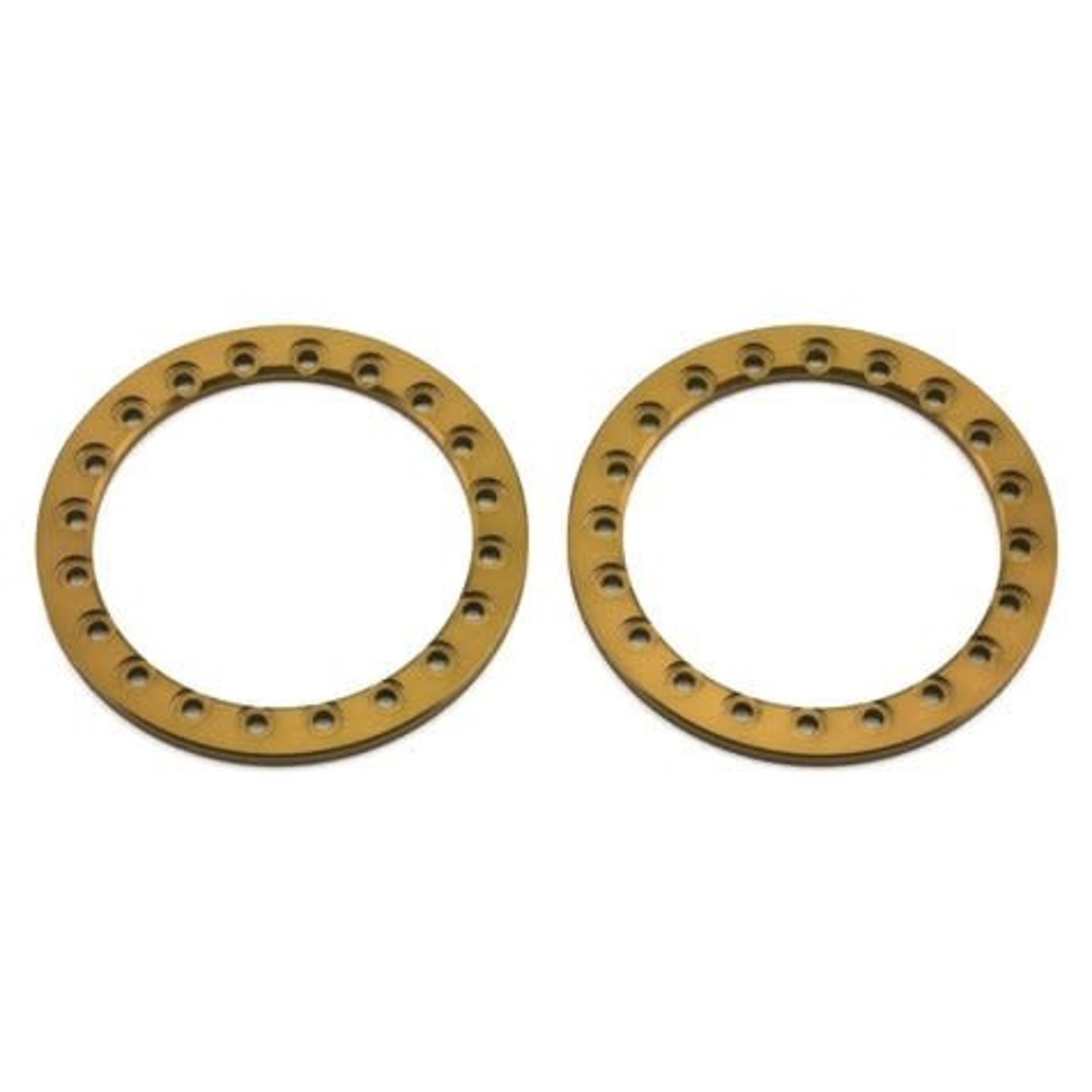 SSD RC #SSD00368 SSD RC 1.9” Aluminum Beadlock Rings (Gold) (2)